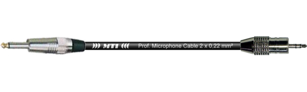 MTI Digital Audio-Adapter, Klinke 2p./Mini-Kl.3p., br., 0,2 m
