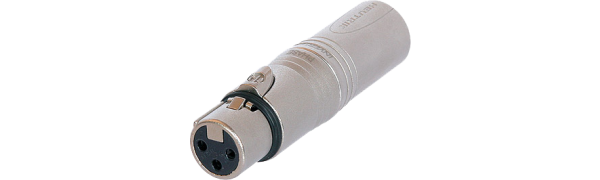 Neutrik Adapter, XLR fem./male 3p., Phasenwender