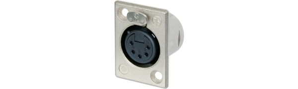 Neutrik XLR-5p.,Einbaubuchse, alte Version