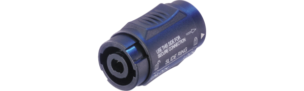 Neutrik Speakon male/male, Adapter 4p.