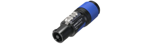 Neutrik powerCON, 3p.- Netzkabelbuchse, blau, Power-In