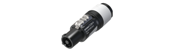 Neutrik powerCON, 3p.- Netzkabelstecker, grau, Power-Out