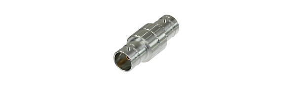 Neutrik Adapter, 2x BNC 75 Ohm Buchse/Buchse
