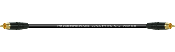 MTI Digital Micro-Cable, Cinch/Cinch, black Code