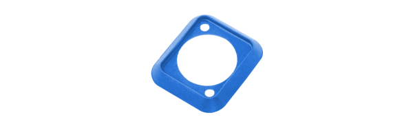 Neutrik Dichtung für D-Form Einbaustecker, wasser- und staubdicht, blau, IP44