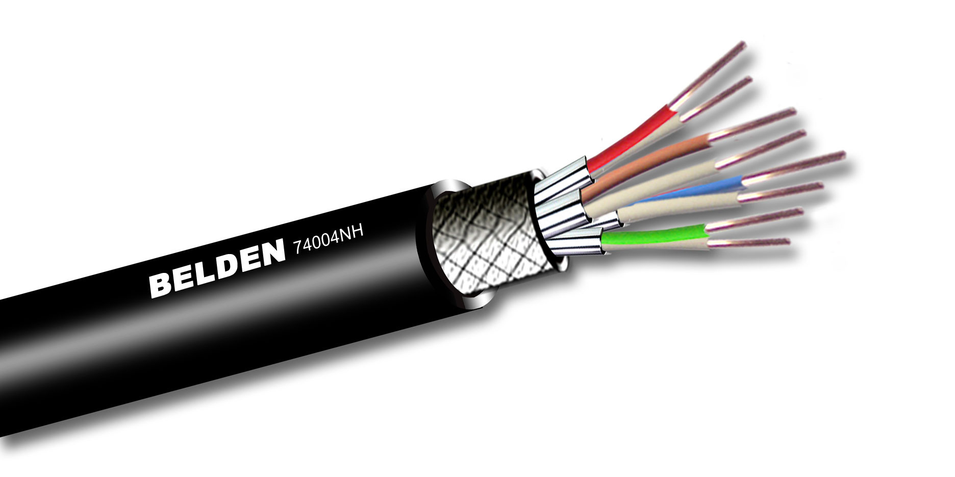 Belden Prof. CAT7 S/FTP, Datenleitung AWG23/7) FRNC, schwarz