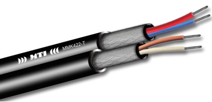 MTI Prof. Twinline Micro-Cable, 2x 2x 0,22mm², sw