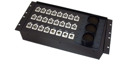 19''-Stagebox 20x XLR-fem./4x XLR-male, 3x TL85 male