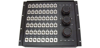 19''-Stagebox 40x XLR-fem./8x XLR-male, 3x TL150 female