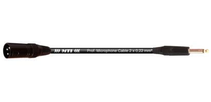 MTI Digital Audio-Adapter, XLR-male/Klinke 3p., 0,3 m