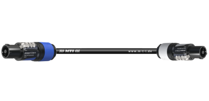 Lastverbindung, Powercon bl./gr., 3x 1,5mm², 2,5 m