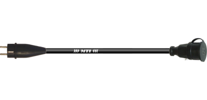 MTI-TITANEX Lastverlängerung, Schuko St./Bu. Gummi, 3x 2,5 mm², IP54/IP44, 10,0 m