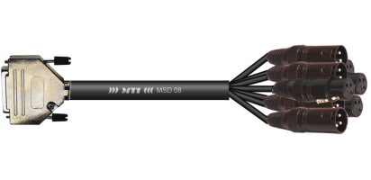 MTI Digital-Loom, D-Sub-male 25p./XLR-fem./male, TDAE