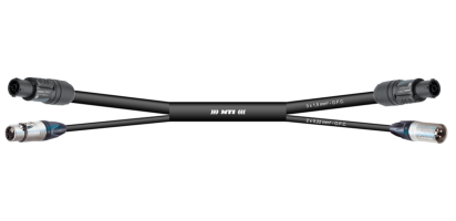 MTI Prof. DMX-Kombi-Core 1x Powercon TRUE1-IN/OUT XLR-fem./male