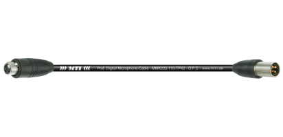 MTI Digital Micro-Cable, XLR-fem./male 3p. High Density IP67