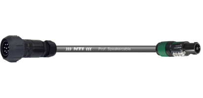d&b/MTI LS-Adapter PACOM 8pol. male mit Ü./ Speakon 4pol., 1,0 m