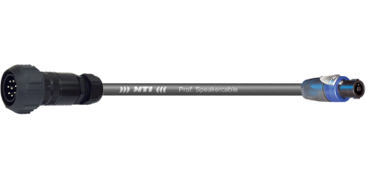 d&b/MTI LS-Adapter PACOM 8pol. male mit Ü./ Speakon 4pol., 1,0 m