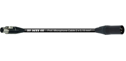 MTI Digital Micro-Cable, Mini-XLR-fem. 3p./XLR 3p. sw.