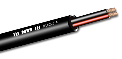 MTI Prof. Speakercable, 2x 2,5 mm² O.F.C., schwarz