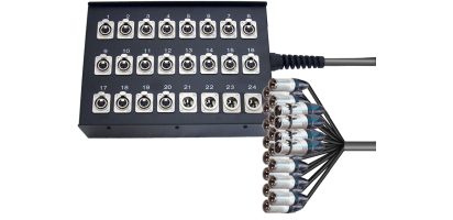 MUKOSYS, 16 In / 8 Out, Neutrik XLR 3p.,110 Ohm/AES-EBU, 30,0 m