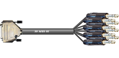 MTI Analog-Loom, D-Sub 25p. male/8x TRS 3p., 8Ch., 1,0 m
