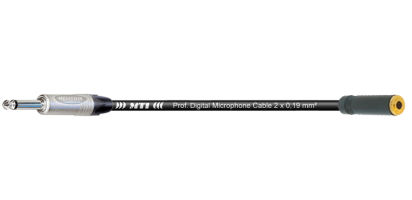MTI Digital Micro-Cable, Mini-Kl.-Bu. 3p./Klinke 2p., 0,3 m