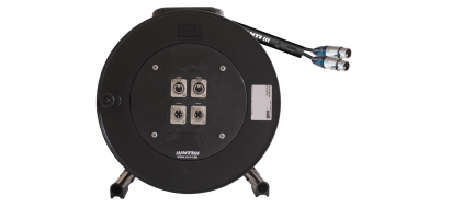 MTI Multicore-Cable, 2x XLR-fem./je 2x XLR-fem./male Einbbu.3p., GT310.SBR, 100,0 m