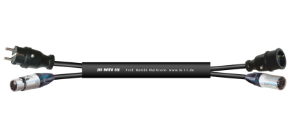 MTI Prof.1x DMX-Kombi-Core, Schukost. XLR-fem.5p., Schukobu. XLR-male 5p., 20,0 m