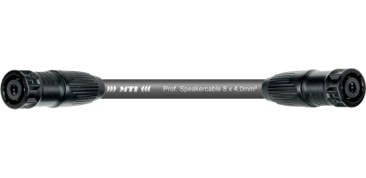 MTI Speakercore-Adapter, 8x 4,0 mm² Rigging, Speakon Metall 8p. male, 0,5 m