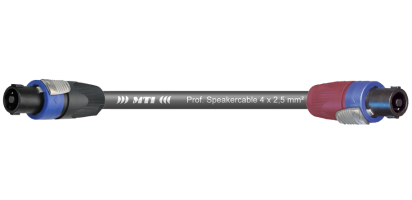 MTI Speakon Kanaltwister, 4x2,5mm², 1->2 / 2->1, 0,5 m
