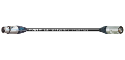 MTI CAT7-AWG26/7 -Ethercon/XLR 5pol. fem., 0,5 m