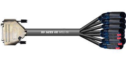 MTI First Class Analog-Loom D-Sub-male 25p./Klinkenkupplg., 3,0 m
