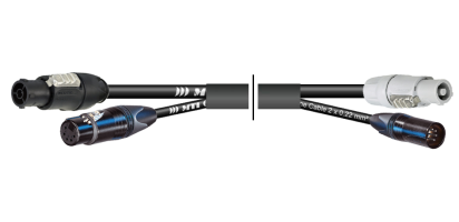 MTI DMX-Kombi-Core Powercon FCB/True1-TOP-F/XLR 5p.-fem./male