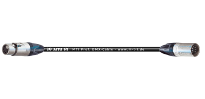 MTI Prof. DMX-Cable, XLR-fem./male 5p., 0,75 m