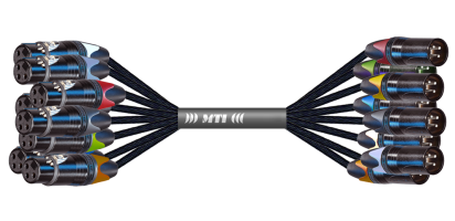 MTI First Class Analog-Loom, PUR, XLR-fem./male 3p. BAG, 8Ch., 5,0 m