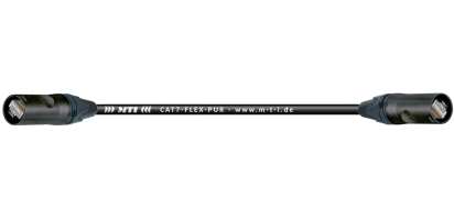 MTI CAT7-PUR-Kabel, Neutrik EtherCon 2x NE8MX6-B, 15,0 m