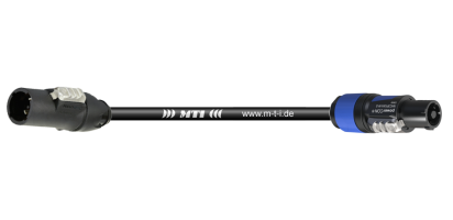 Lastverbindung, Powercon bl./True1, 3x 2,5mm²