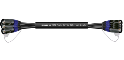 MTI/Belden CAT6E Ethernet-4-fach-Multicore AWG24/7, Neutrik EtherCon NE8MX-6, 50,0 m