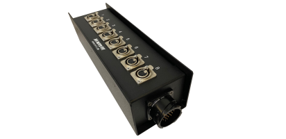 Stagebox 8x Neutrik Einbbu. XLR-fem. 5p., Tourline TL25p. male