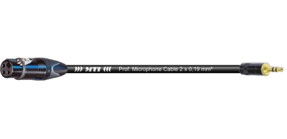 MTI Digital Micro-Cable, XLR-fem./Minikl. 3p. schwarz, 2,0 m