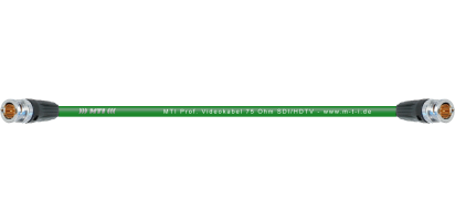 MTI S/PDIF-Cable, 2x BNC, 75 Ohm, grün, 1,5 m