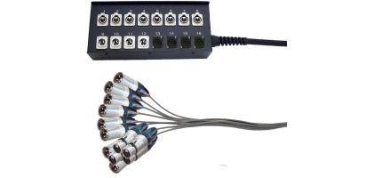 MTI Prof. Multicore-System 12Ch., Stagebox, Neutrik XLR-fem./male, 15,0 m