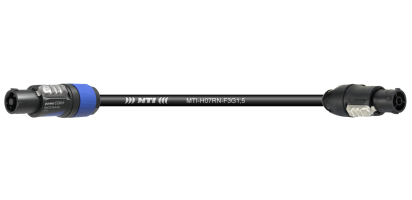 MTI-TITANEX Lastkabel, PowerCon blau auf True1-TOP fem., 3x 1,5mm², 0,4 m
