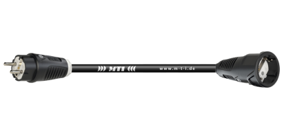 MTI-TITANEX Lastkabel, Schuko St. IP54 f/b-Norm/Bu. Gummi, D-Norm IP54, 3x 2,5mm²