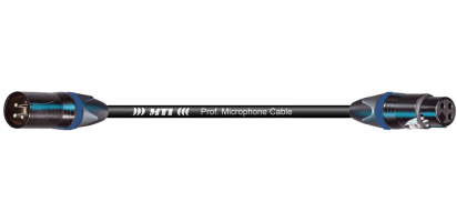 MTI Digital Micro-Cable, Neutrik XLR-fem./male 3p. sw.,XXR-9, 5,0 m
