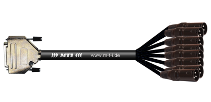 MTI Digital-Loom, D-Sub-male 25p./XLR-male, APO