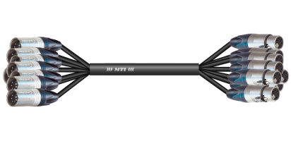 MTI First Class Analog-Loom, XLR-fem./male 5p., 8Ch., 20,0 m