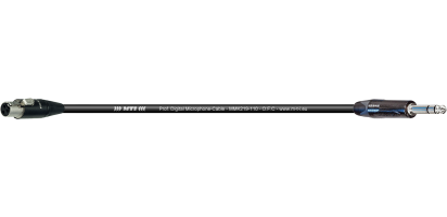 MTI Digital Micro-Cable,Mini-XLR 3p.fem./Klinke 3p.schwarz