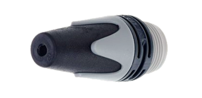 Neutrik XLR-Tülle, Kabelstecker NC-XX, grau