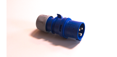 MTI-CEE-Kabelstecker 3p., 32 Ampere, blau